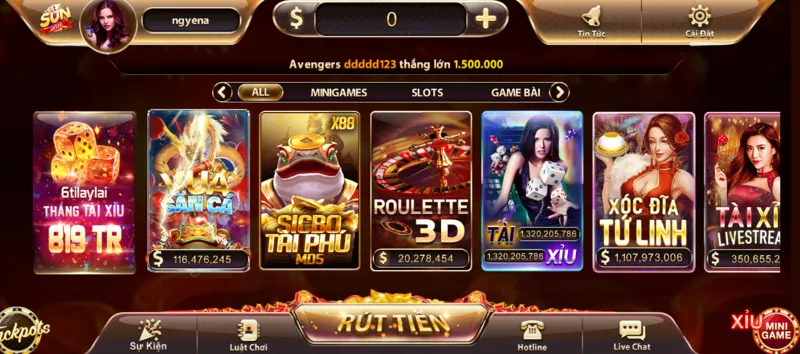 Sunwin là cổng game quốc tế hot nhất hiện nay